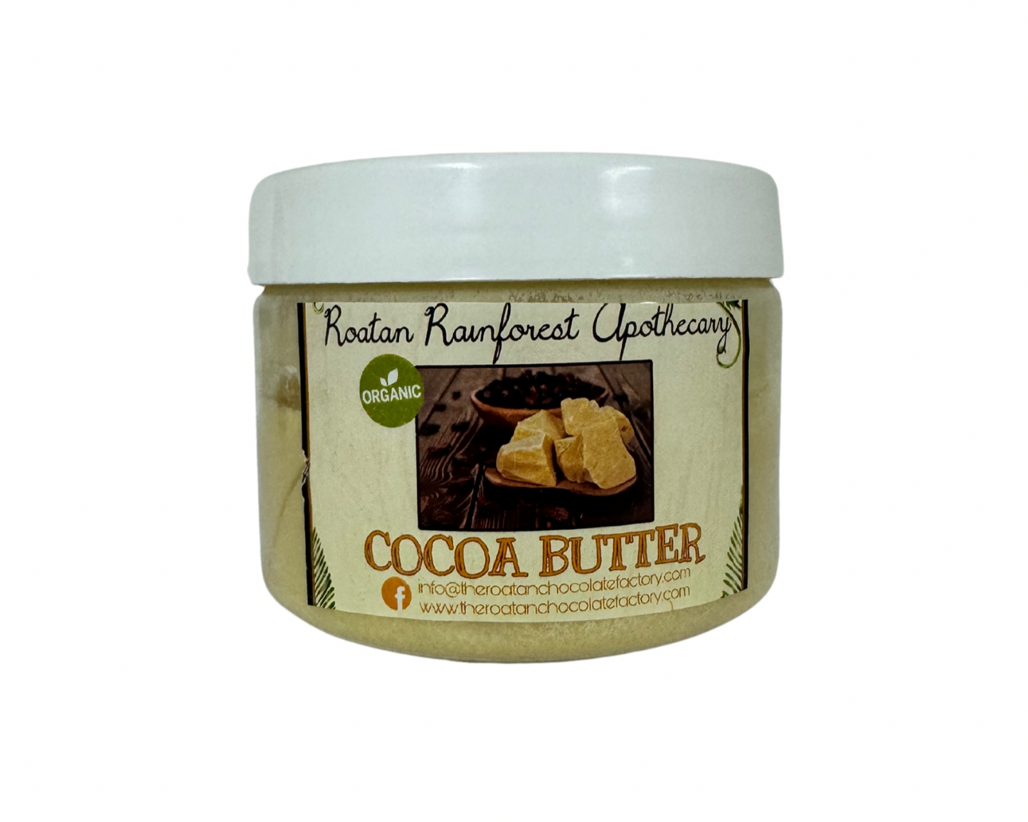 Indulge in the luxurious goodness of our 100% Pure Raw Honduran Cocoa Butter, expertly extracted from the pristine River Platano Biosphere Reserve in La Mosquitia, Honduras