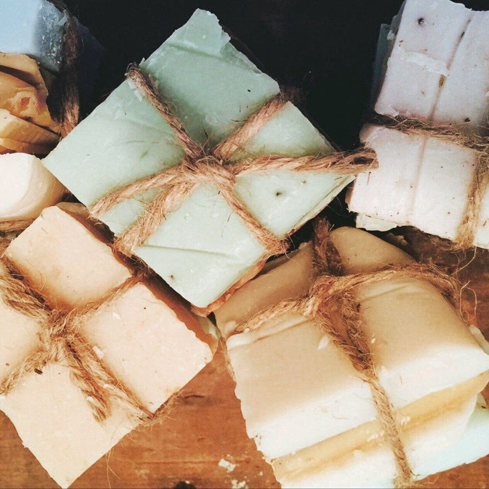 The Mini Soap Bundle is a great way to try our soaps. A mix of your favorite aromas so you'll always be surprised and it makes a great gift.