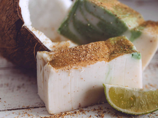 Lime in de Coconut Organic Soap is a customer favorite if you are a coconut or lime lover