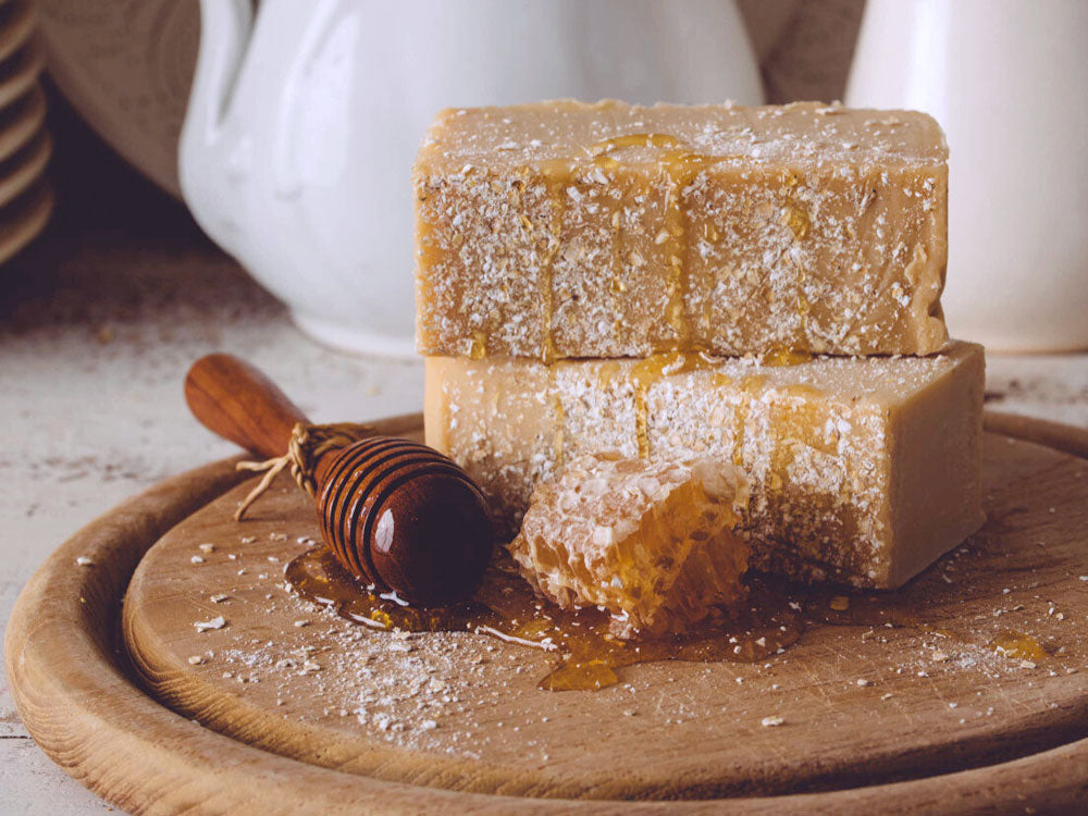 Oatmeal Milk & Honey Organic Soap is light sweet and subtle like fresh honey Oatmeal is added for its calming effect on the skin and to help exfoliate and made with coconut milk