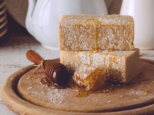 Oatmeal Milk & Honey Organic Soap is light sweet and subtle like fresh honey Oatmeal is added for its calming effect on the skin and to help exfoliate and made with coconut milk