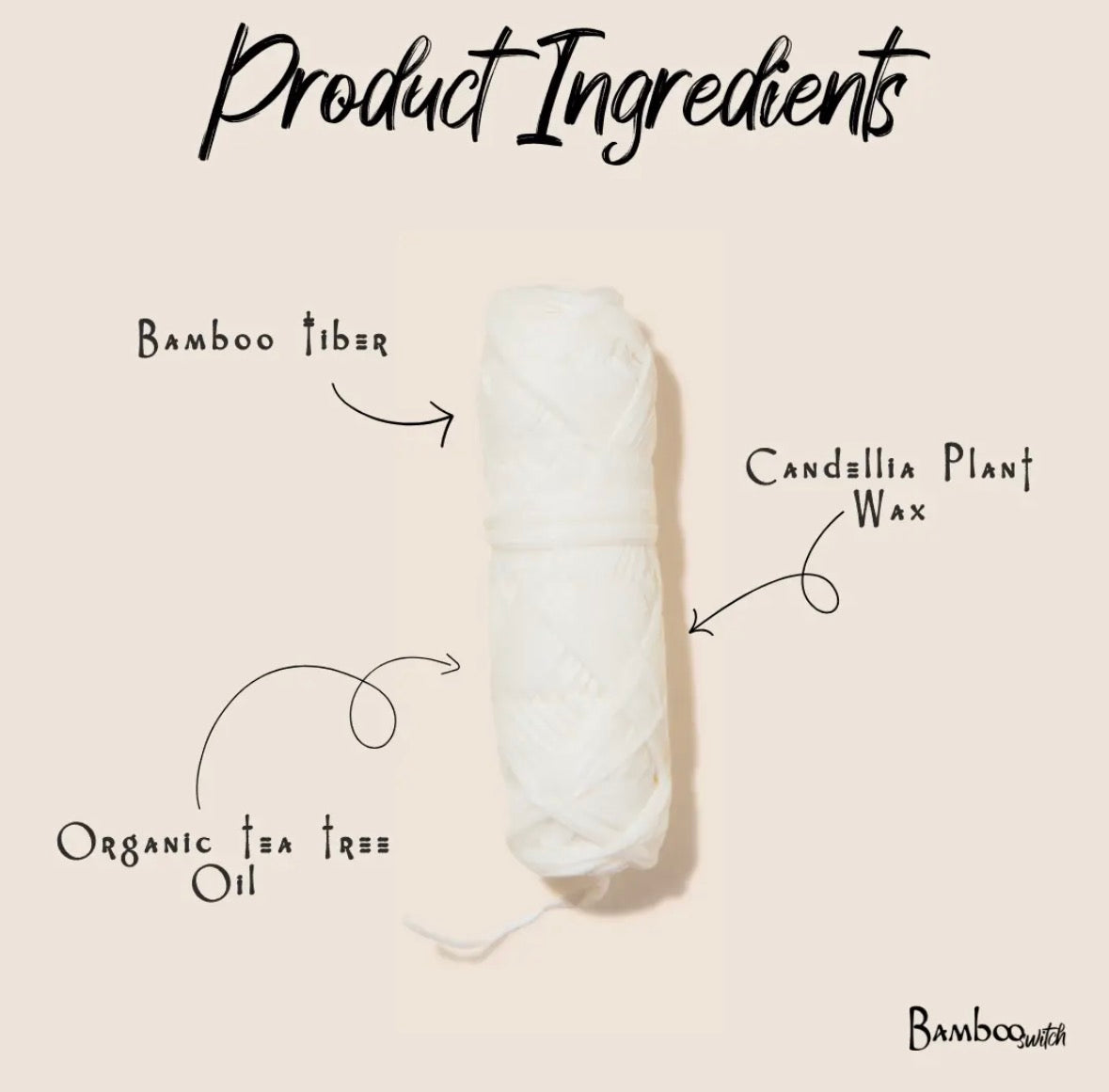 Vegan Bamboo Dental Floss