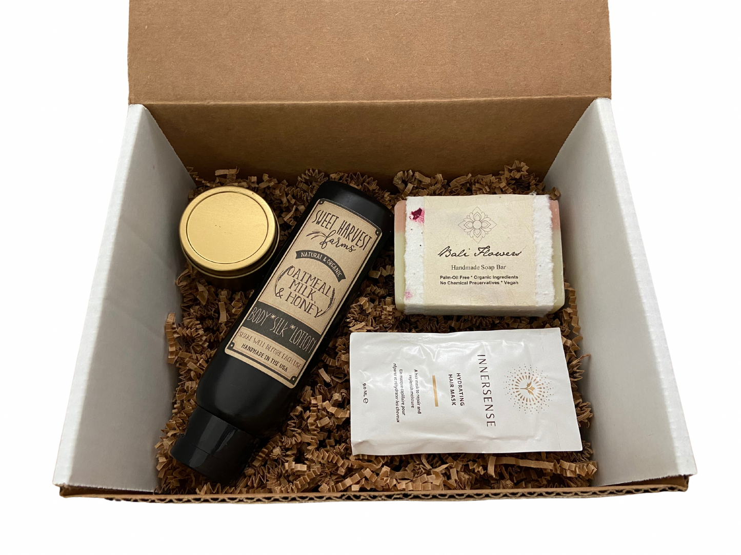 Splurge a little and spoil yourself with our Mini Bougie Spa Box.