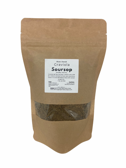 Soursop tea is an herbal tea that is made from the leaves of the soursop fruit tree.