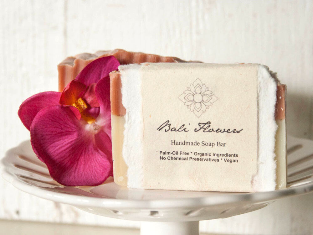 All Things Organic Boutique carries the best handmade Bali Flowers organic soap  in Houston