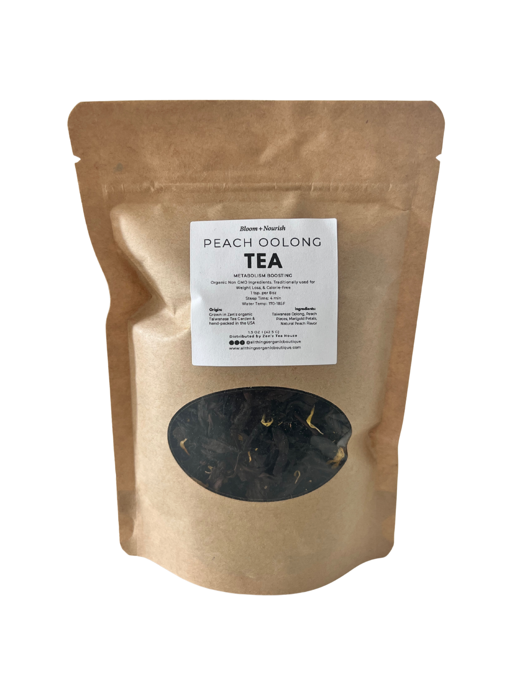 Peach Oolong is a metabolism boosting weight-loss tea  blended with potent Taiwanese Oolong leaves