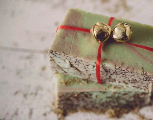 Christmas Thyme Organic Soap smells like Christmas Day.