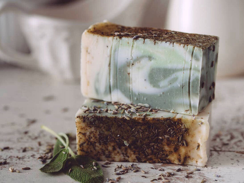Lavender Sage Organic Soap is combined with herbal French lavender with a light earthy and heavenly sage