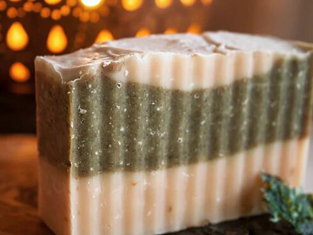 Hawaiian Salt Seaweed Organic Soap is great for exfoliation and brightening the skin